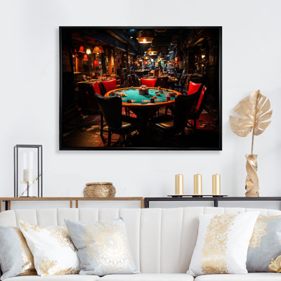 Casino Royale Blackjack II - Casino Wall Art Games Canvas Wall Art
