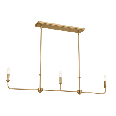 3 - Light Black Kitchen Island Pendant