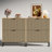 63" W 32 Pair Shoe Storage Cabinet with 4 Drawers and Adjustable Shelves,Freestanding Organizer for  Dorms & Entryways, Easy Assembly