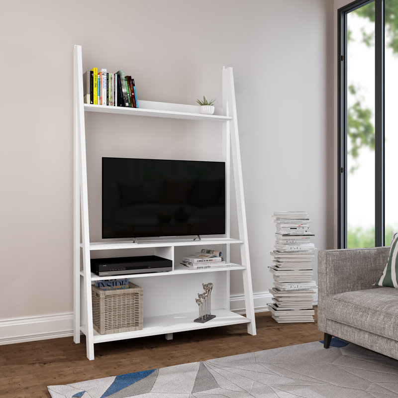 TIVA LADDER MEDIA TV UNIT, White