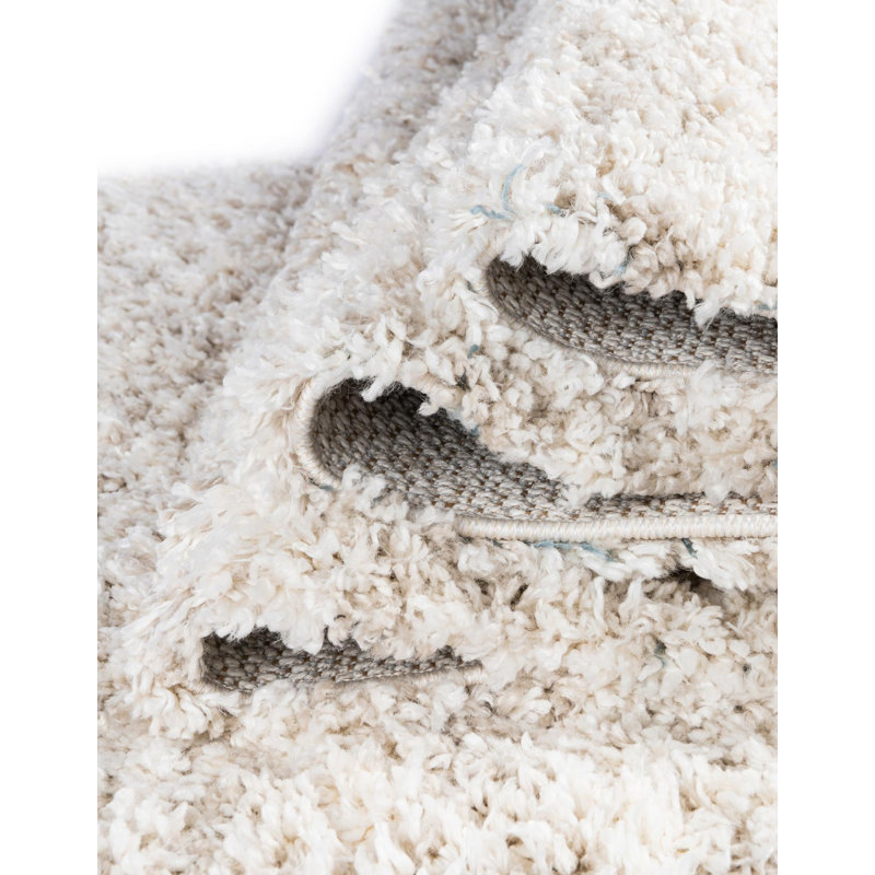 Molene Ivory Area Rug, Round 10'