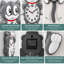 Grande horloge murale 18 pouces pour chat 3D