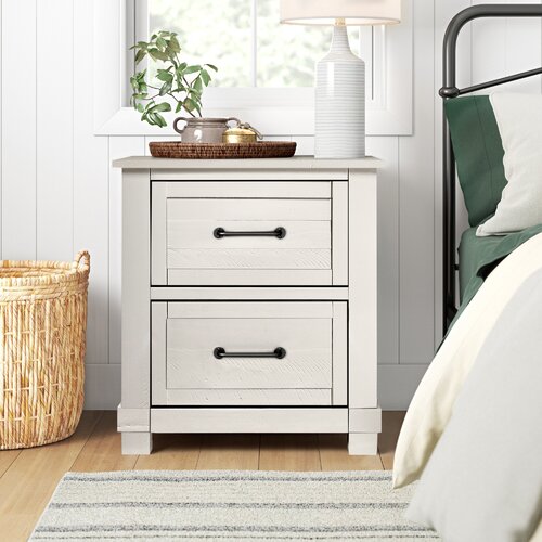 Sand & Stable Carney Solid Wood Nightstand & Reviews | Wayfair