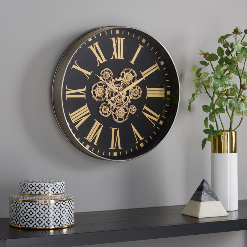 Thatcher Roman Gear Clock