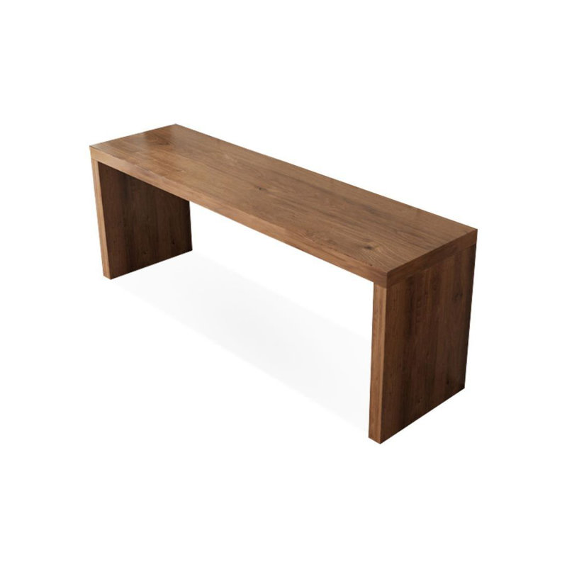 Bureau d'écriture Burlywood, H 29,53 po x l 78,74 po x P 23,62 po
