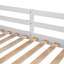 Lit superposé Twintwin avec lit gigogne et 3 escaliers de rangement blancs - Rehausse l'apparence fonctionnelle des chambres à coucher-126688040