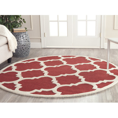 Cannen Hand Tufted Wool Geometric Rug