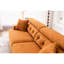 Canapé de compression orange confortable avec revêtement respirant pour la construction 4-890508544