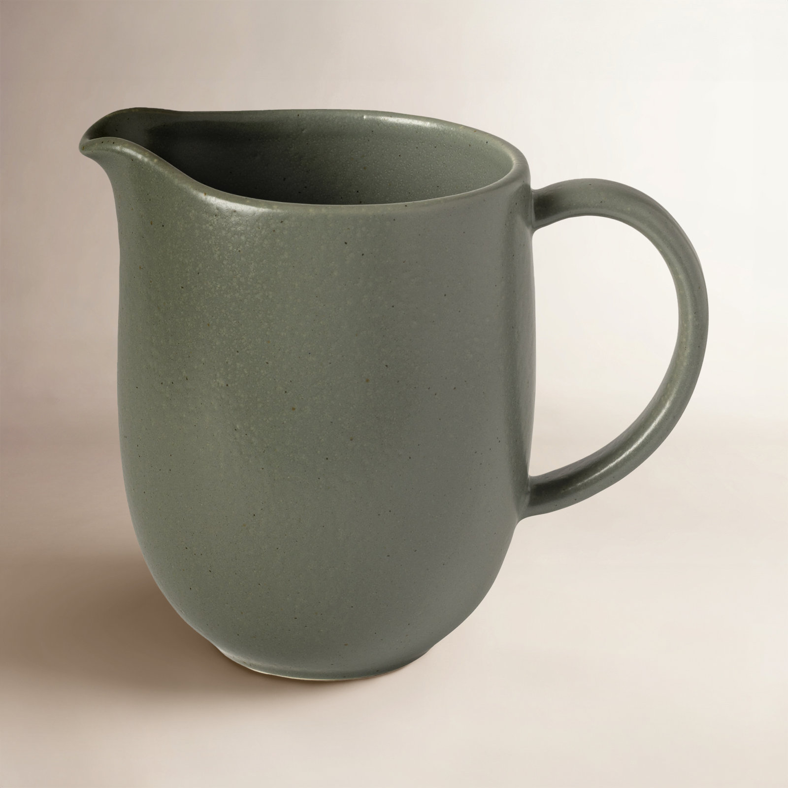 Casafina Pacifica 55oz. Stoneware Pitcher, Artichoke