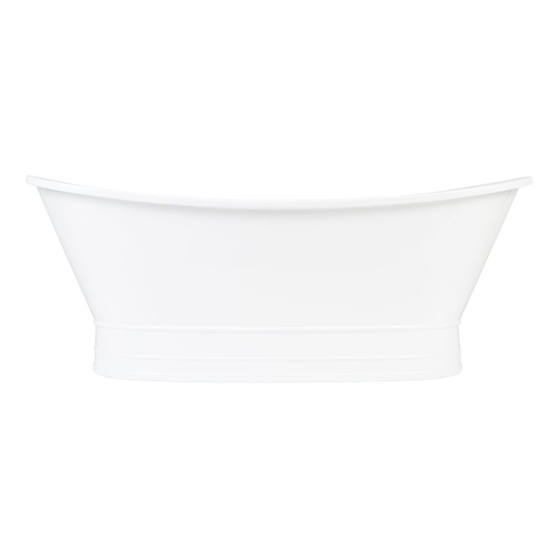 Desborough 69" Acrylic Soaking Freestanding Tub with Integrated Drain and Overflow