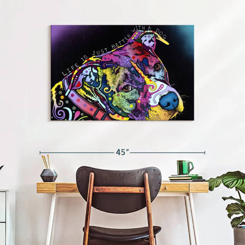 Brampt Life Is Just Better, 26" H x 39" W