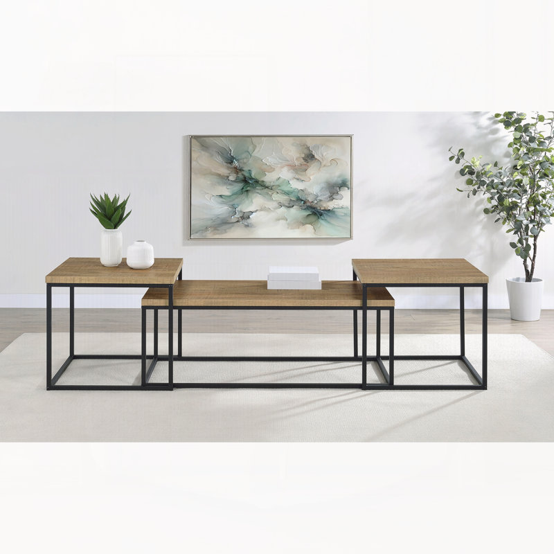 Ensemble de tables basses 3 pièces Mango
