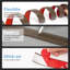 0.14" Thick x 1.57" Wide x 120" Length Self Adhesive Vinyl Strip for Joining Floor Gaps, Carpet Thresholds-87097472