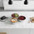 3-bowl Stainless Steel Divided Serving Dish With Handle