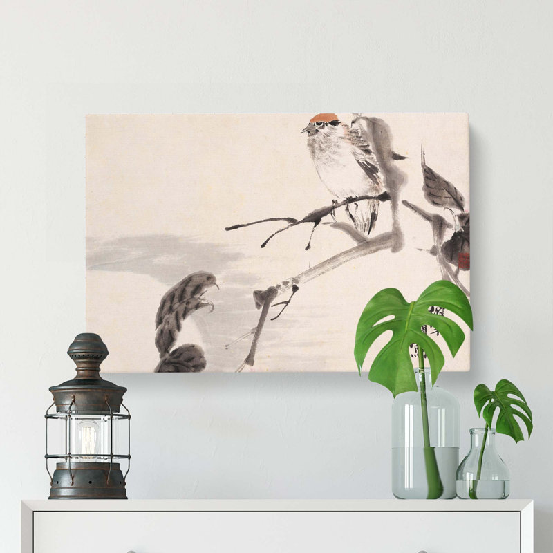 Birds by Ren Yi - Wrapped Canvas, 35cm H x 50cm W x 3cm D