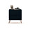 Rockefeller 20" Mid-Century Modern 2-Drawer Nightstand in Midnight Blue-1020609015