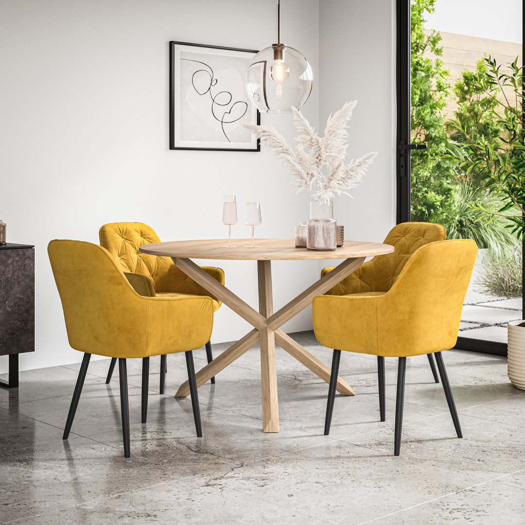 Adriunna 4 - Person Dining Set