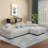 L Shaped Modular Sofa ,No Assembly Required-1354468724