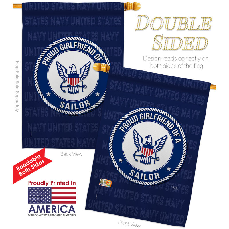 Ensemble de drapeaux en polyester 2 côtés 40 x 28 po