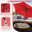 Parasol de marché 9 pi avec base Ehmann-998422113