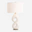 Lampe de table en pierre ivoire Catherene