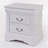 White 2-Drawer Nightstand-494462855