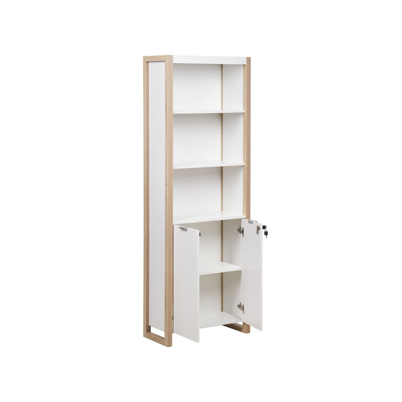 Alanys 184cm H x 64cm W Book Cabinet Bookcase