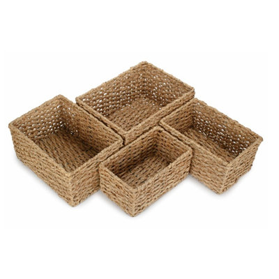 Beachcrest Home Alistair Wicker Decorative Basket