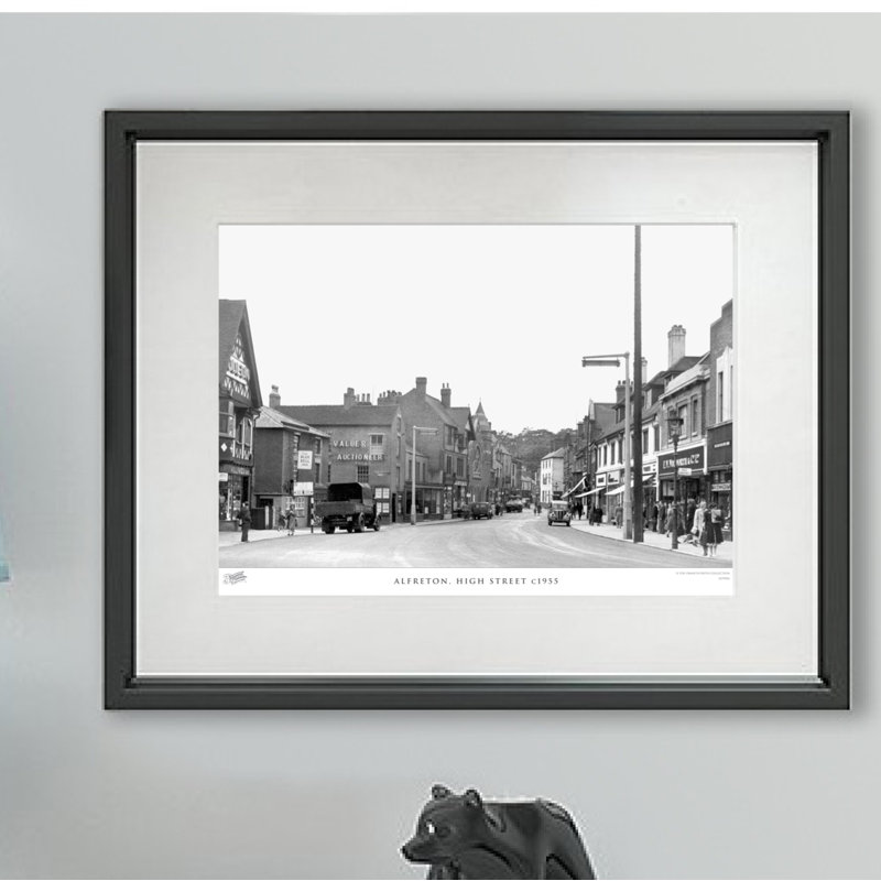 Alfreton, High Street C1955 - Single Picture Frame Print, 28cm H x 36cm W x 2.3cm D