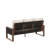 Wood Wicker Patio Sofa-1938085678