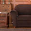 Housse pour causeuse à coussins carrés extensible et moelleuse Hearston-1622471733