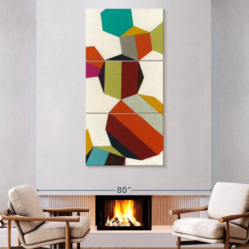 Poly-Rhythmic III, 80" H x 39" W