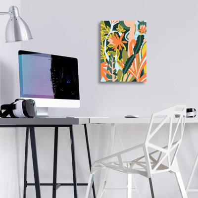 «Cactus Flower» par Megan Gallagher, art mural en verre acrylique