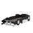 Race Car-Shaped Platform Bed With Wheels-502442467-502442465
