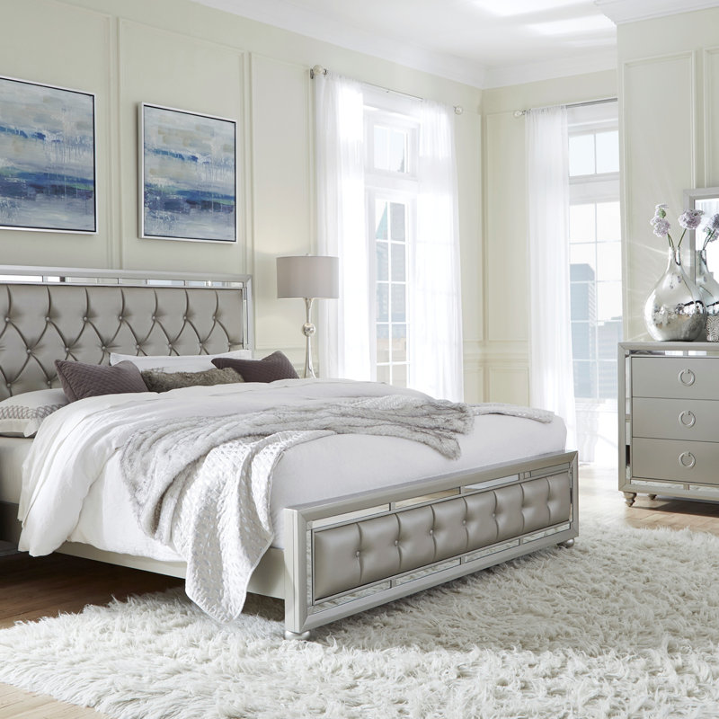 Commode argent CHLOE GEMSTONE (commode)