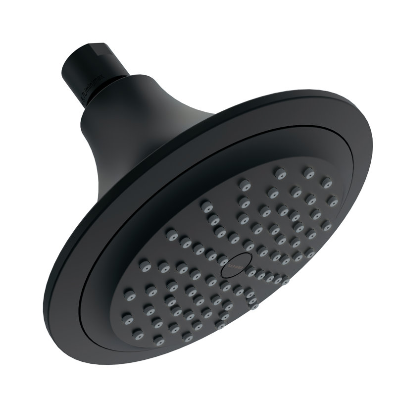 Lemora Multi Function Adjustable Shower Head, Satin Black