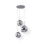 Luminaire suspendu en verre Kadnis Triple