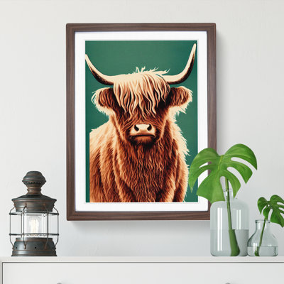 Fabulous Highland Cow - Single Picture Frame Print