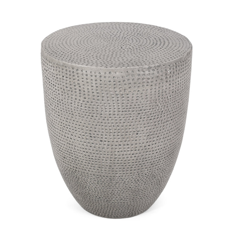 Versatile Lightweight Concrete Table For Balcony And Patio Settings Outdoor Indoor Lounge