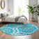 Premium Machine Washable Cerrito Blue Rug