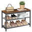 Metal, Manufactured Wood Storage Bench