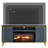 Light Luxury Style Collection 66" Fireplace With 30" Insert-navy Blue-1013706917