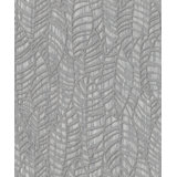 Serene Collection Metallic Botanical Leaves Design 33' L x 21" W Wallpaper Roll