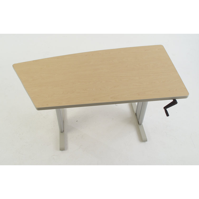 Maciejewski Trapezoid Height Adjustable 60'' L Training Table
