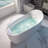 71" x 31-1/2" Whirlpool and Air Bath Heated Soaking Combination Tub