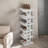 Shoe Rack: Six-Layer Folding Shoe Rack, Multi-Layer, Space-Saving, Suitable For Home And Dormitory, No Installation Required, Can Store Shoe Boxes, Dust-Proof Storage (Gray)