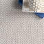 Tapis taupe en coton tissé à la main Adelmis-19006599