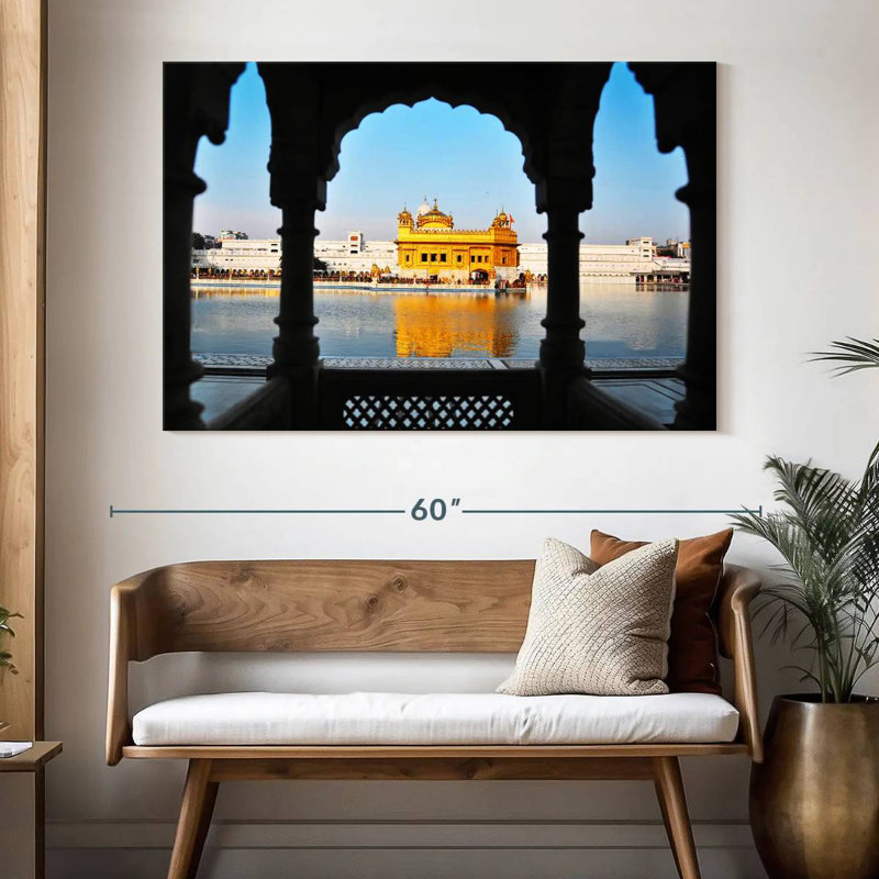 Ravi Sikh Golden Temple, 34" H x 51" W