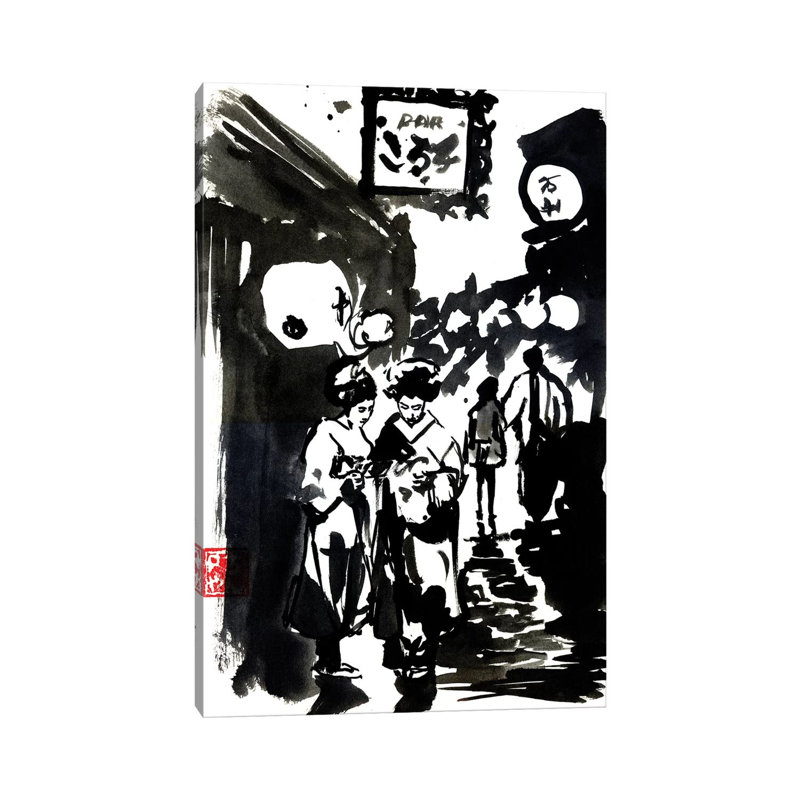 Edo by Péchane - Print on Canvas, Wrapped Canvas, 20.32 cm H x 30.48 cm W