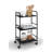 Minimalist Style 3 Tier Utility Rolling Shelf Cart-87910544